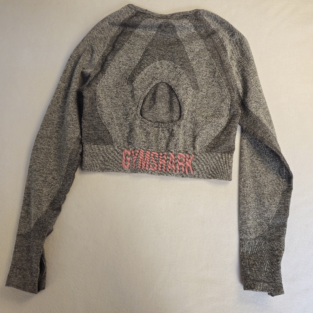 Gymshark Crop Top (grey & pink) XL - Picture 9 of 10
